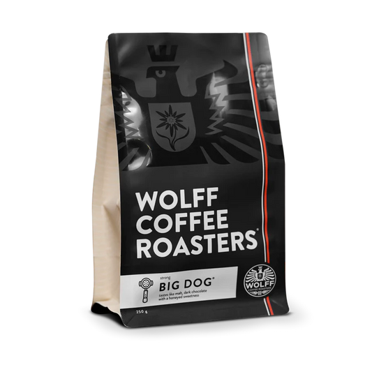 Roasted coffee beans Wolff Coffee Roasters Big Dog Blend The Roast Collective