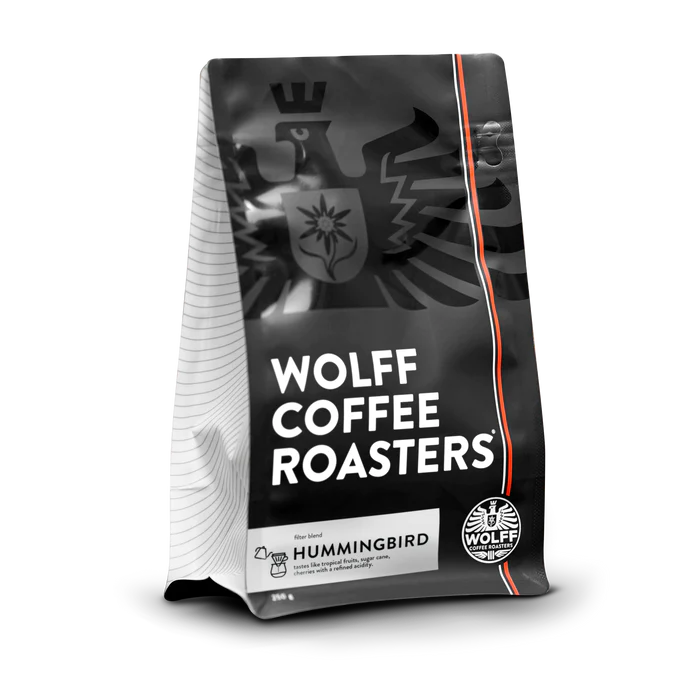 Roasted coffee beans Wolff Coffee Roasters Hummingbird Blend The Roast Collective