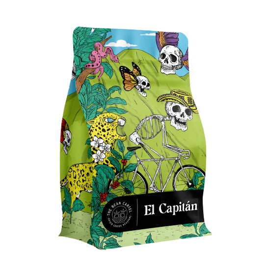 Roasted coffee beans The Bean Cartel El Capitán Blend The Roast Collective