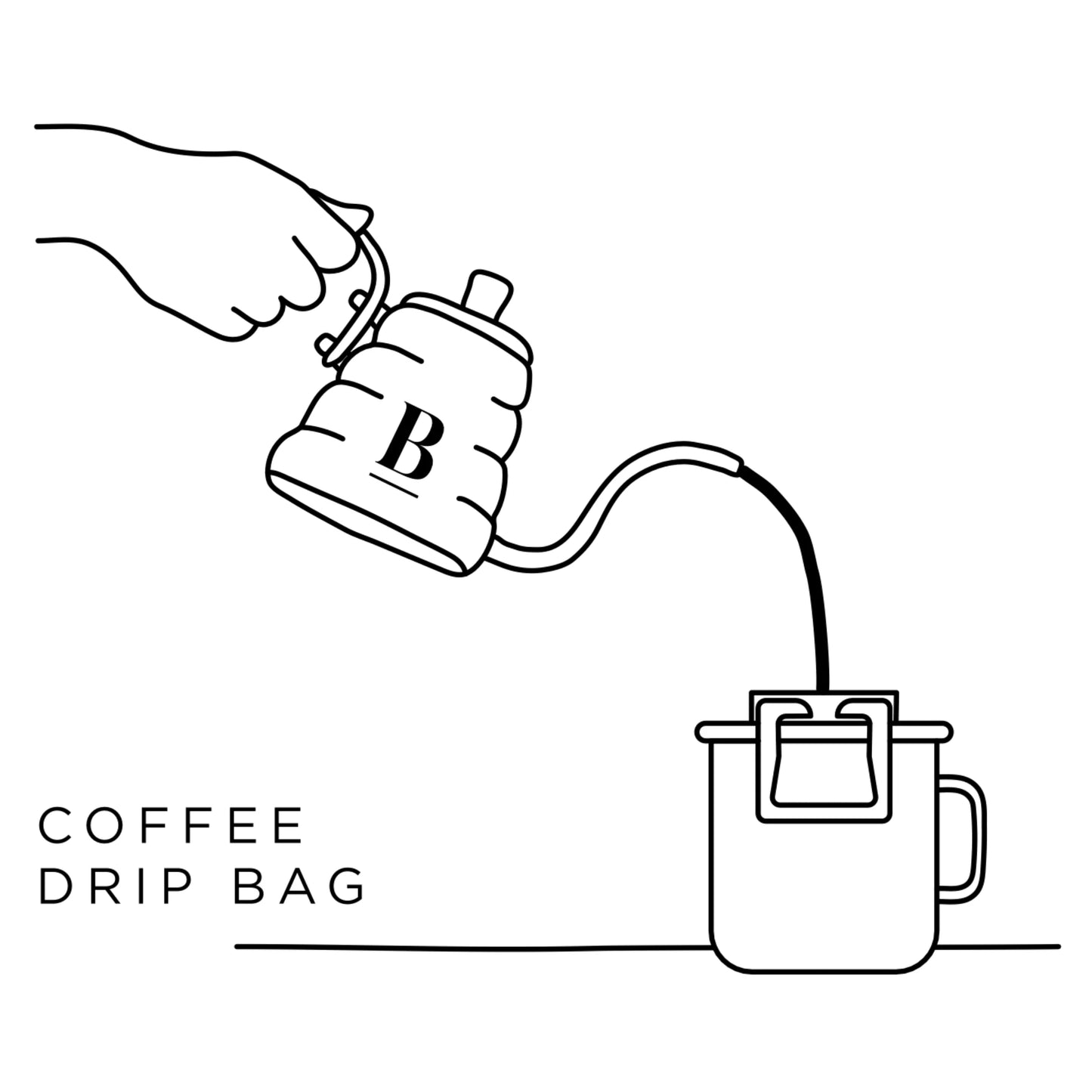 Blackboard Coffee Drip Bags