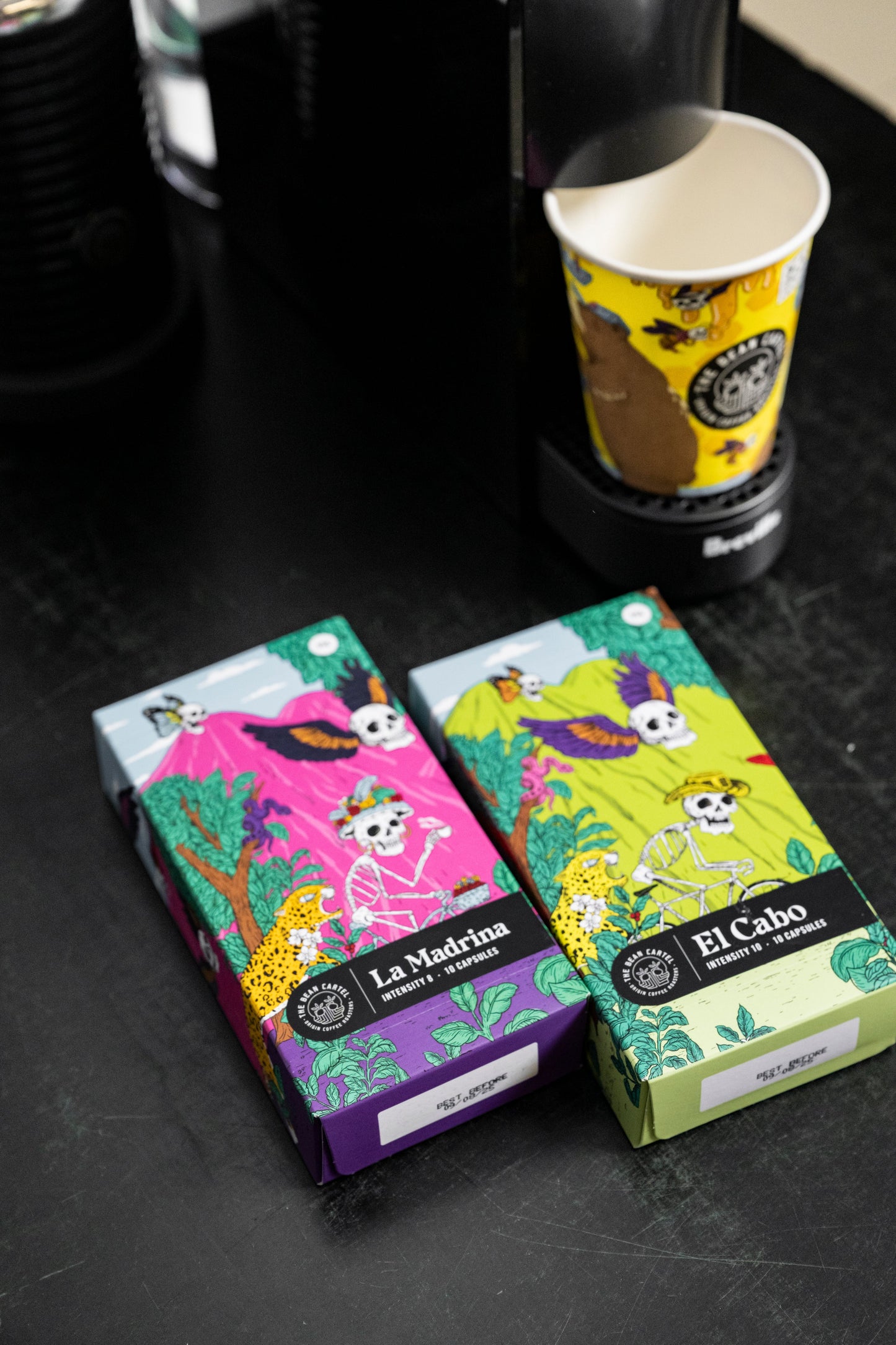 Coffee pods or capsules The Bean Cartel Capsule range The Roast Collective