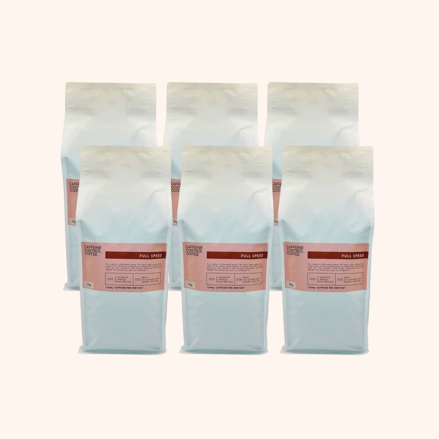 6-1kg bags of Full Speed Blend