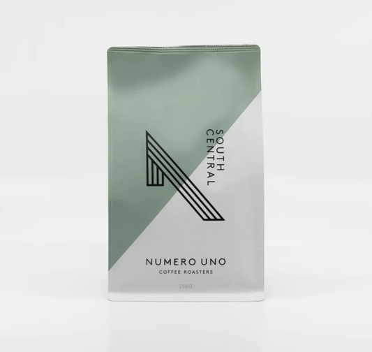 Roasted coffee beans Numero Uno Coffee Roasters South Central Blend 250g bag The Roast Collective