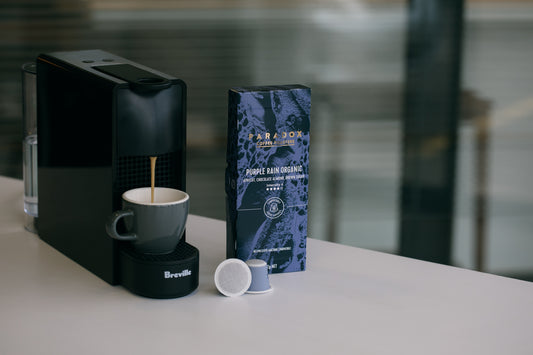 Coffee pods or capsules Paradox Coffee Roasters Purple Rain Organic Blend The Roast Collective