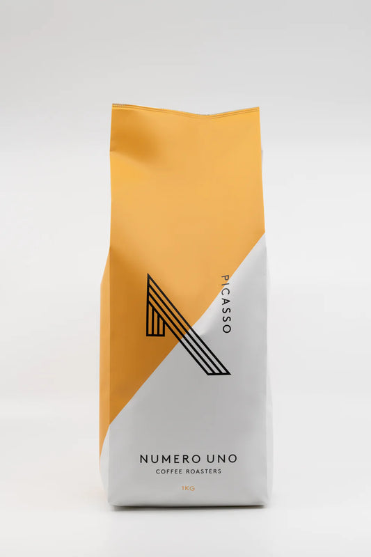 Roasted coffee beans Numero Uno Coffee Roasters Picasso Blend 1kg bag The Roast Collective