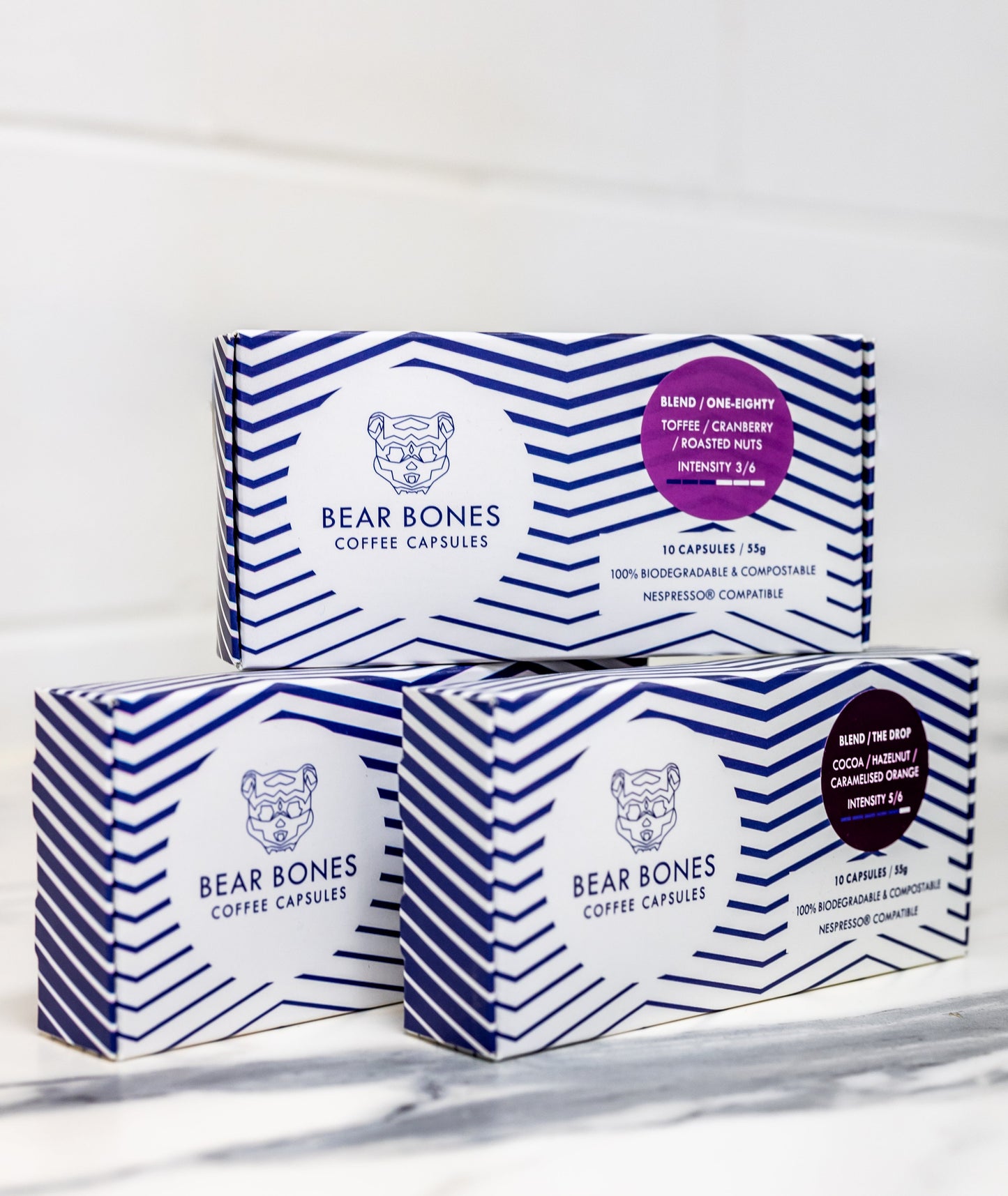 Coffee pods or capsules Bear Bones Coffee The Drop Blend The Roast Collective