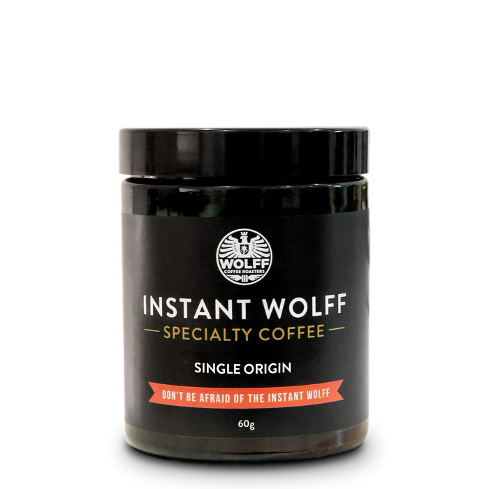 Instant Coffee Wolff Coffee Roasters Instant Wolff Single Origin Specialty Coffee 60g Jar The Roast Collective