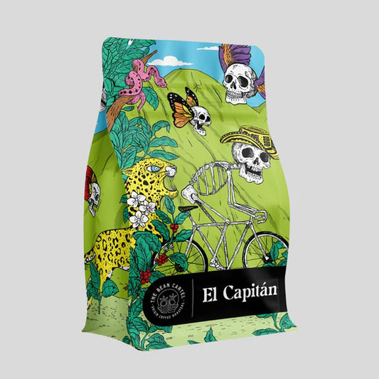Roasted coffee beans The Bean Cartel El Capitán Blend The Roast Collective