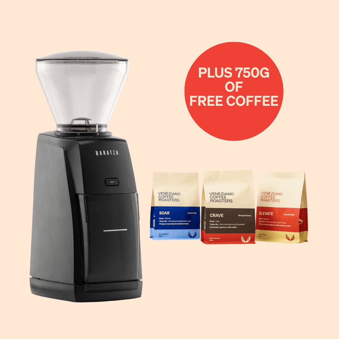 Baratza Encore conical burr coffee grinder in black