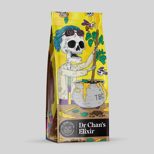 Roasted coffee beans The Bean Cartel Dr Chan's Elixir Blend The Roast Collective