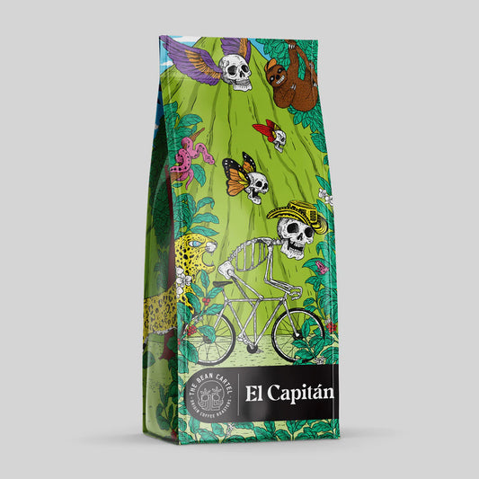 Roasted coffee beans The Bean Cartel El Capitán Blend The Roast Collective
