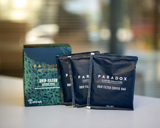 Coffee pods or capsules Paradox Coffee Roasters Drip filter coffee bags The Roast Collective