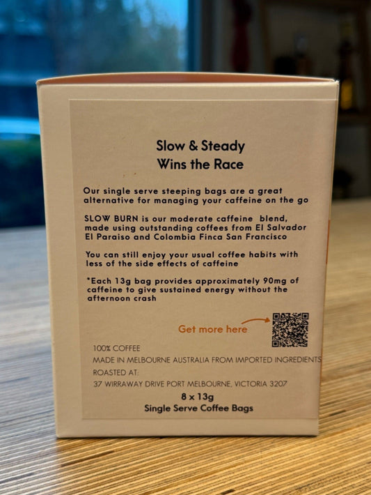 Slow Burn Single Serve Steep Bags