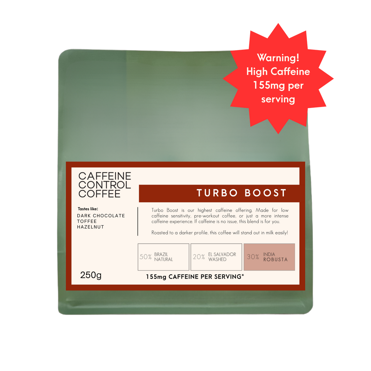 Turbo Boost : Extra Caffeine / Darker Roast