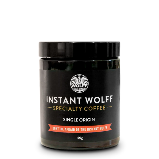 Instant Coffee Wolff Coffee Roasters Instant Wolff Single Origin Specialty Coffee 60g Jar The Roast Collective